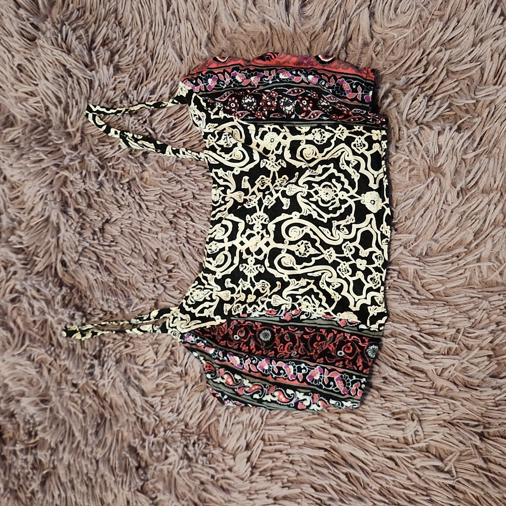 Forever 21 floral crop top S